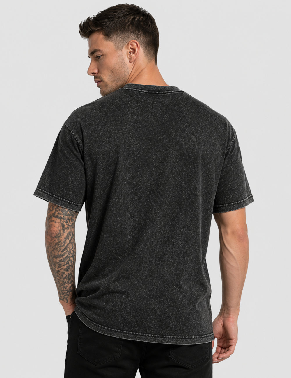 Bullnose Road Legend Washed T-Shirt - Charcoal