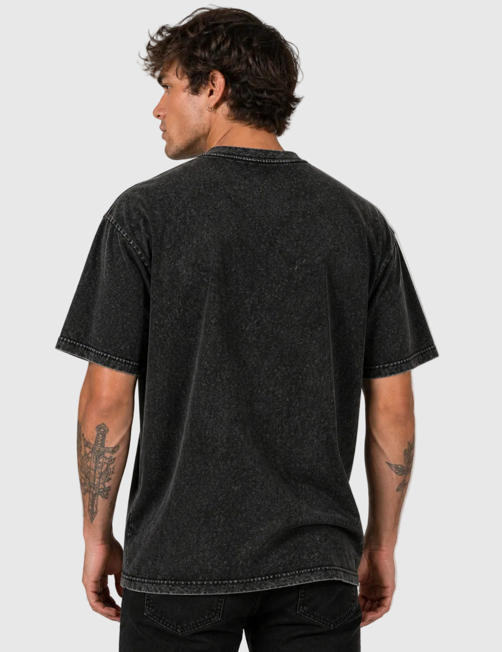 Flat to the Mat Washed T-Shirt - Charcoal