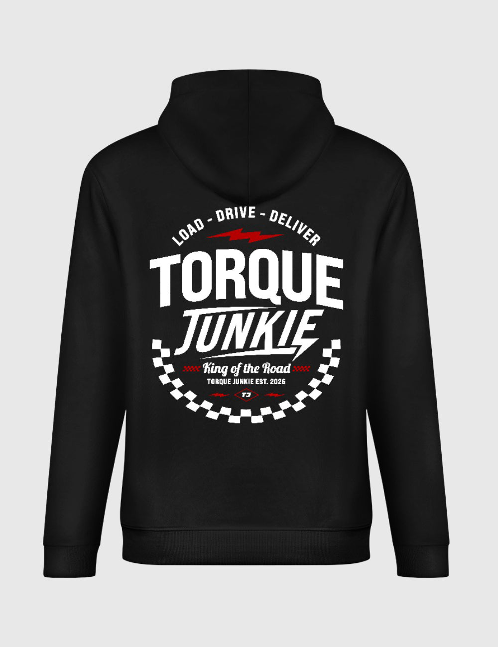 Women's Load, Drive, Deliver Hoodie - Black