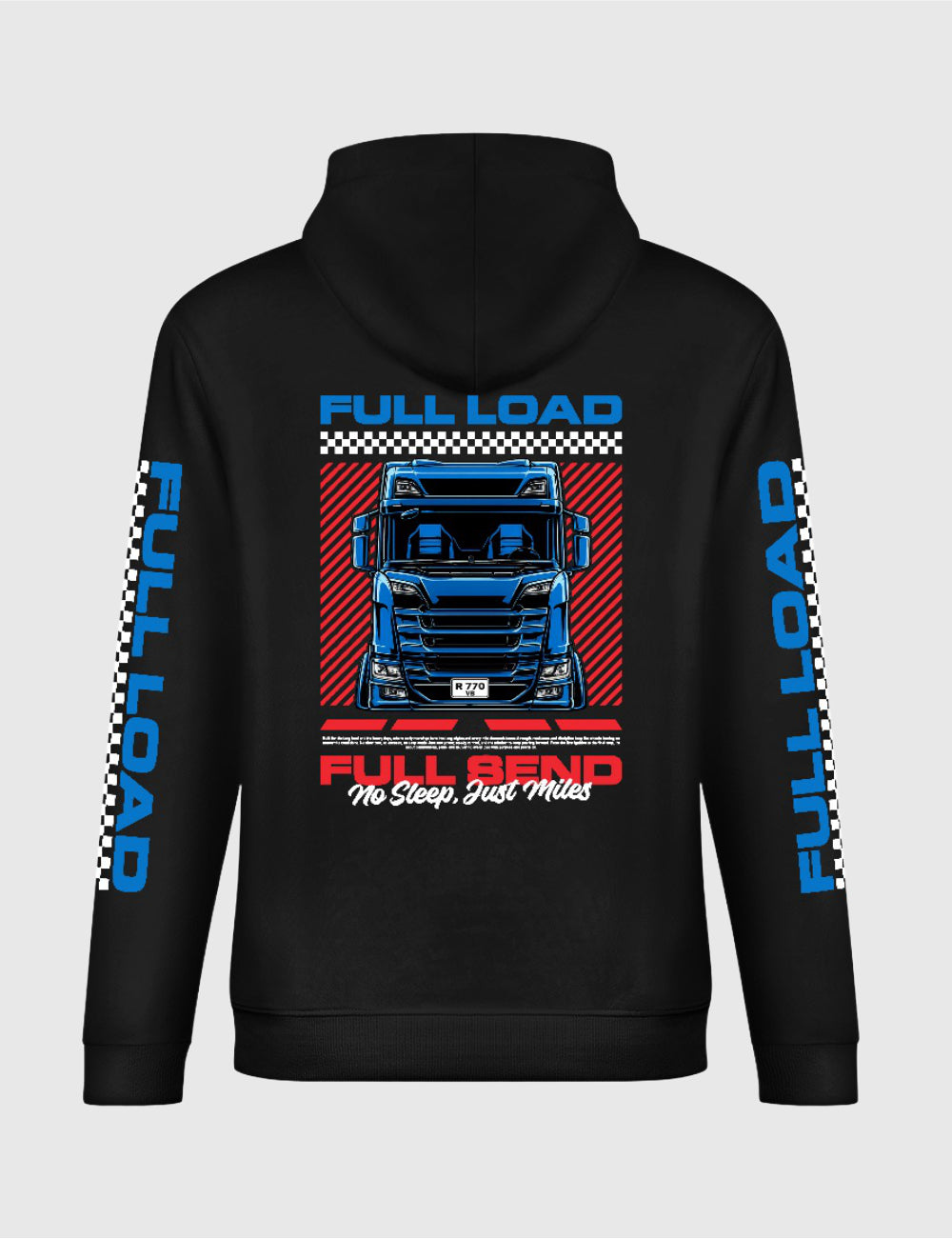 Full Load, Full Send Hoodie - Black