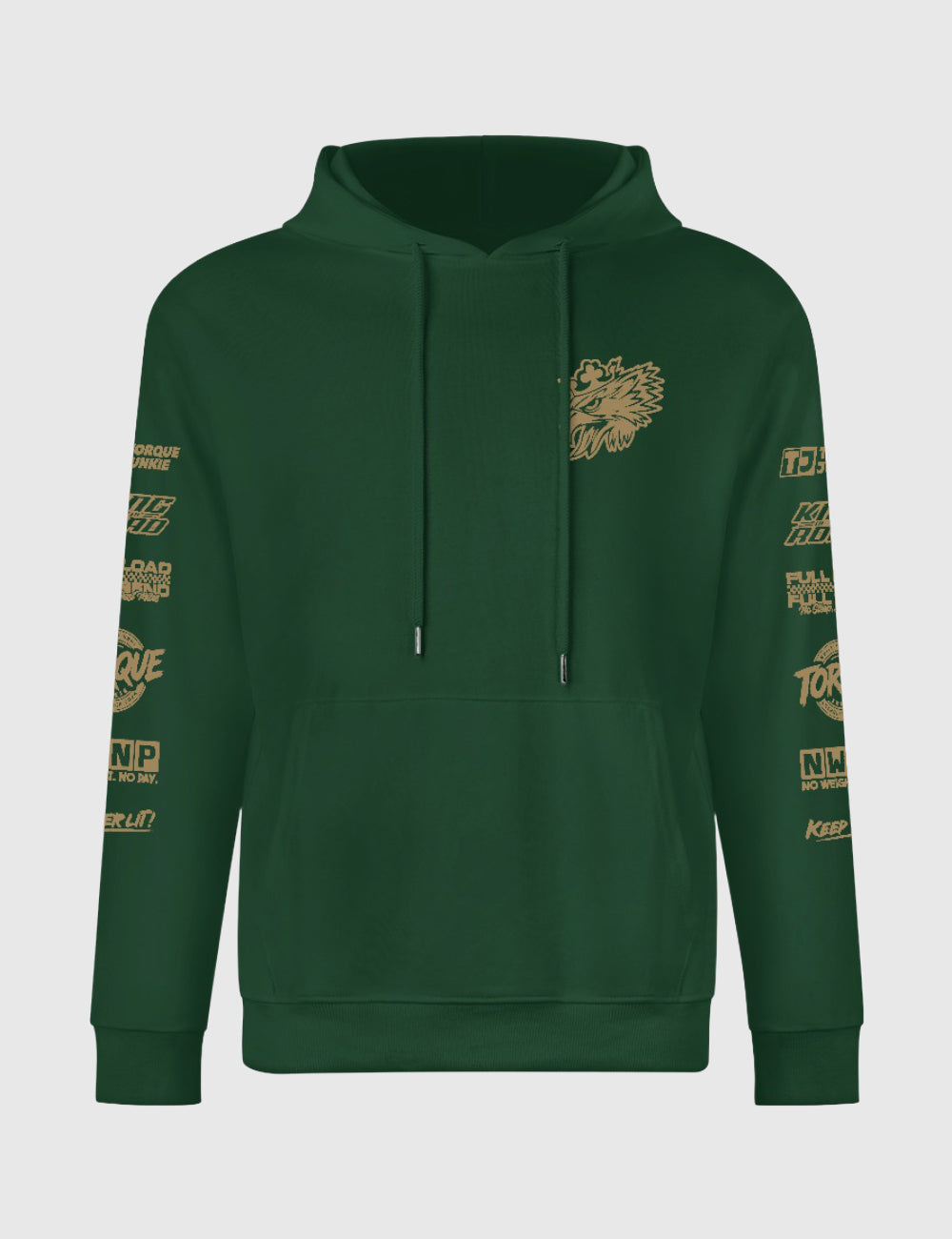 All Fired Up Hoodie - Dark Green