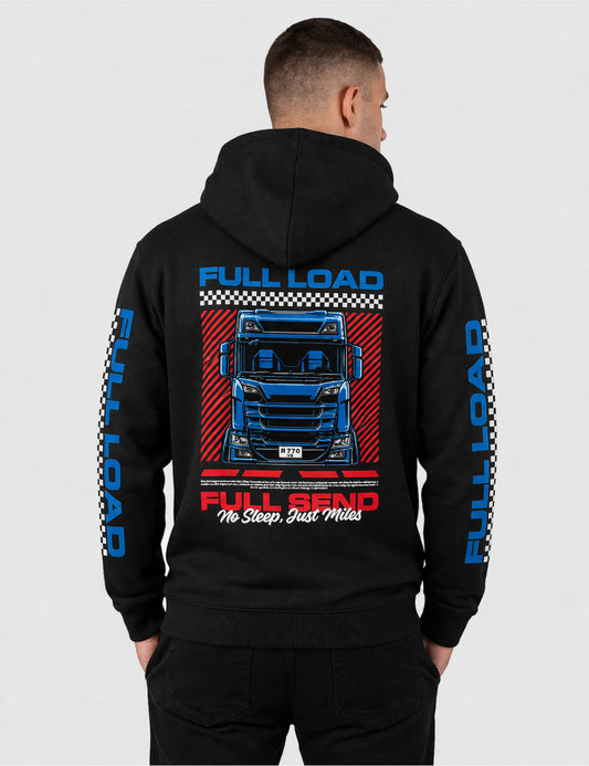 Full Load, Full Send Hoodie - Black