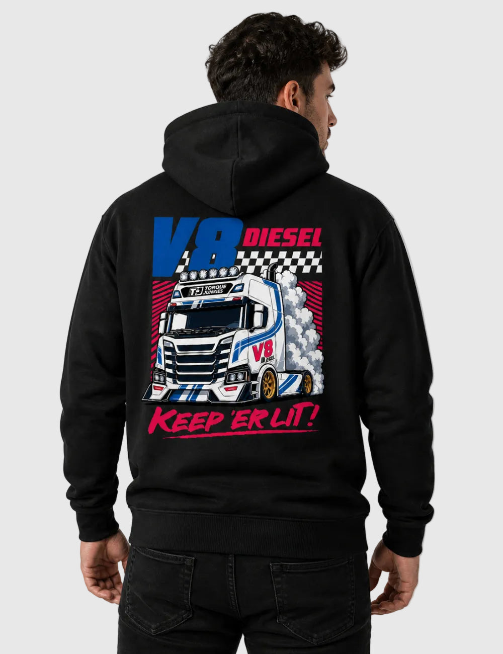 Keep Er Lit Hoodie - Black