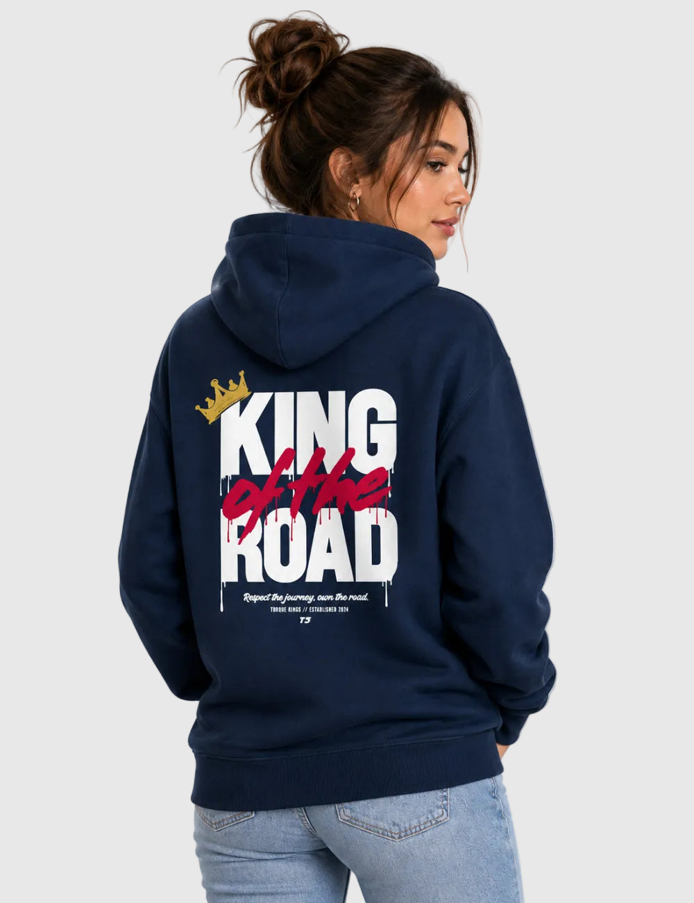 Women's King of the Drip Hoodie - Navy