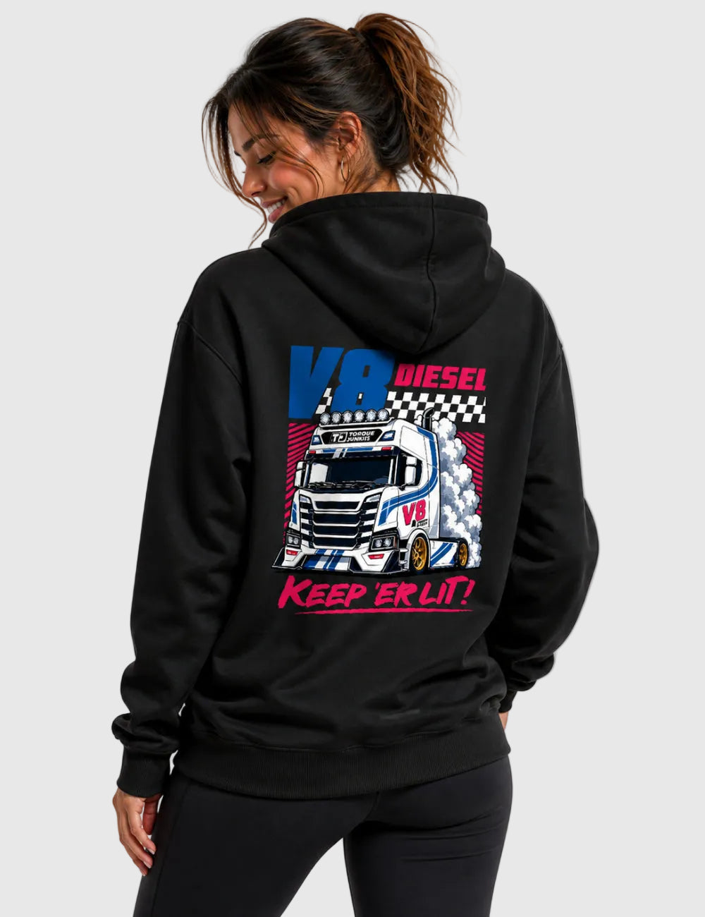 Women's Keep Er Lit Hoodie - Black
