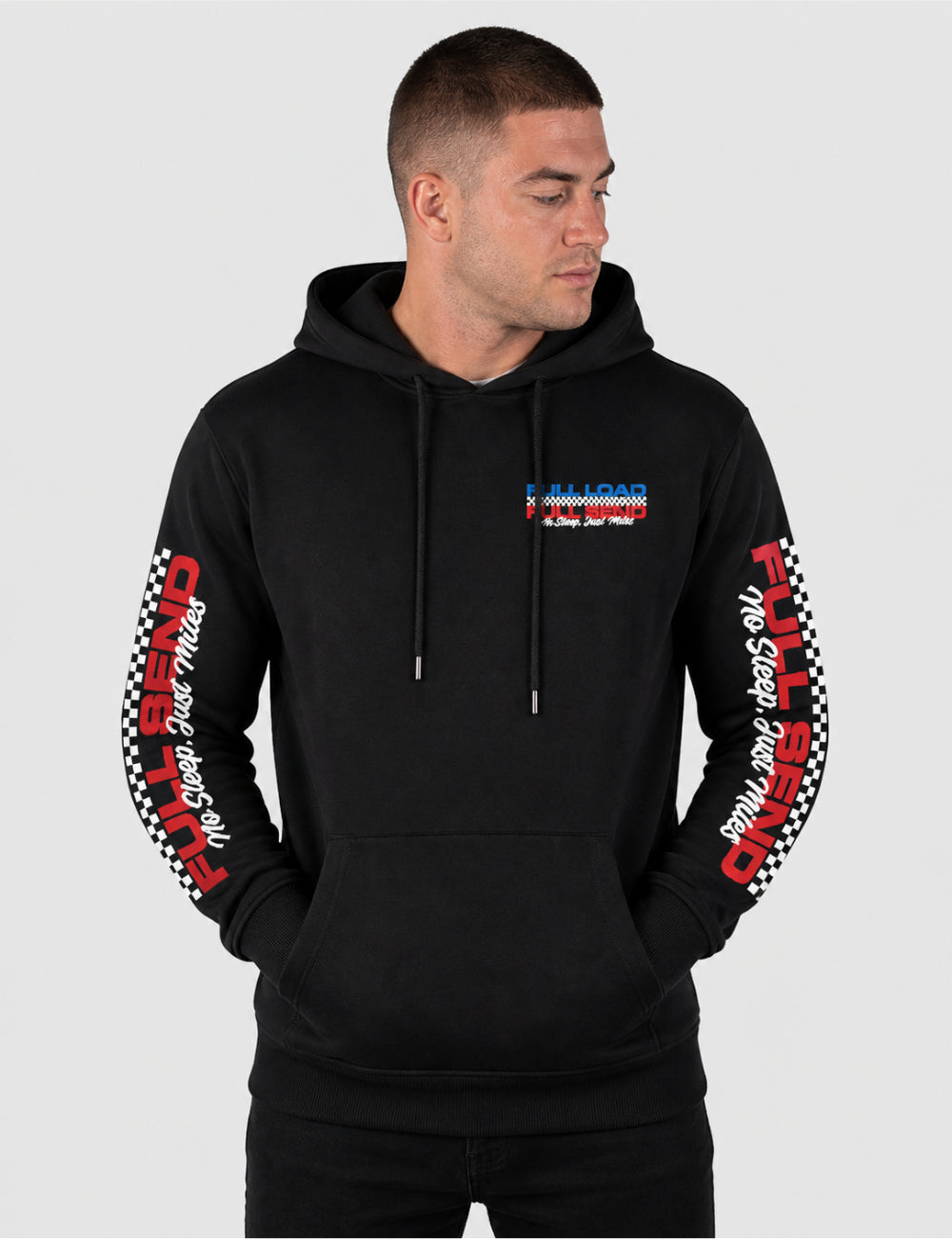 Full Load, Full Send Hoodie - Black