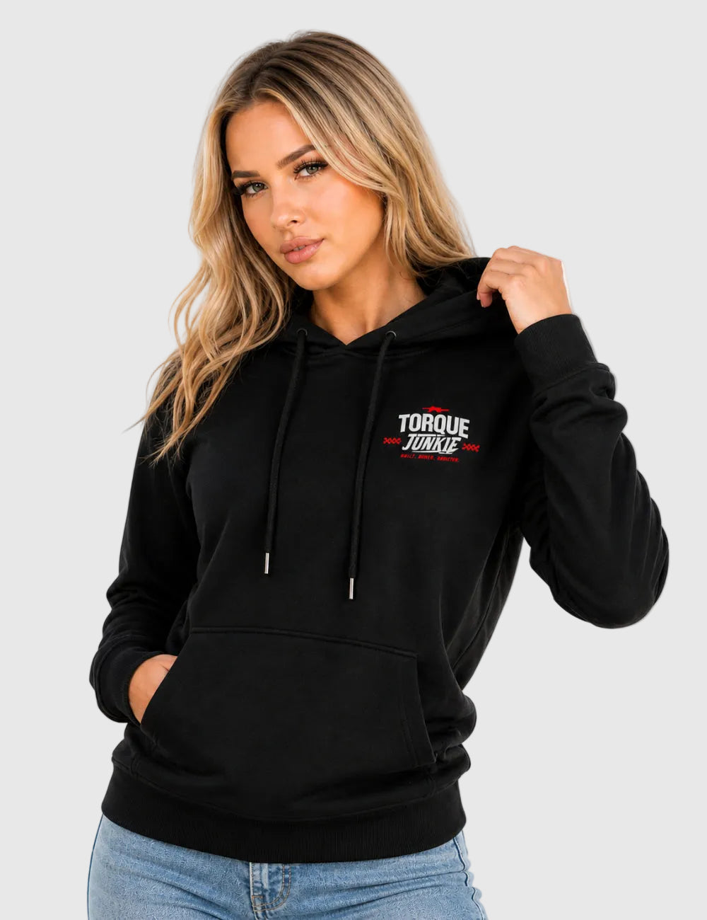 Women's Load, Drive, Deliver Hoodie - Black