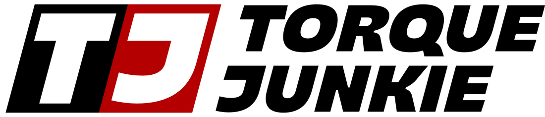 Logo of Torque Junkie with a stylized 'TJ' design.