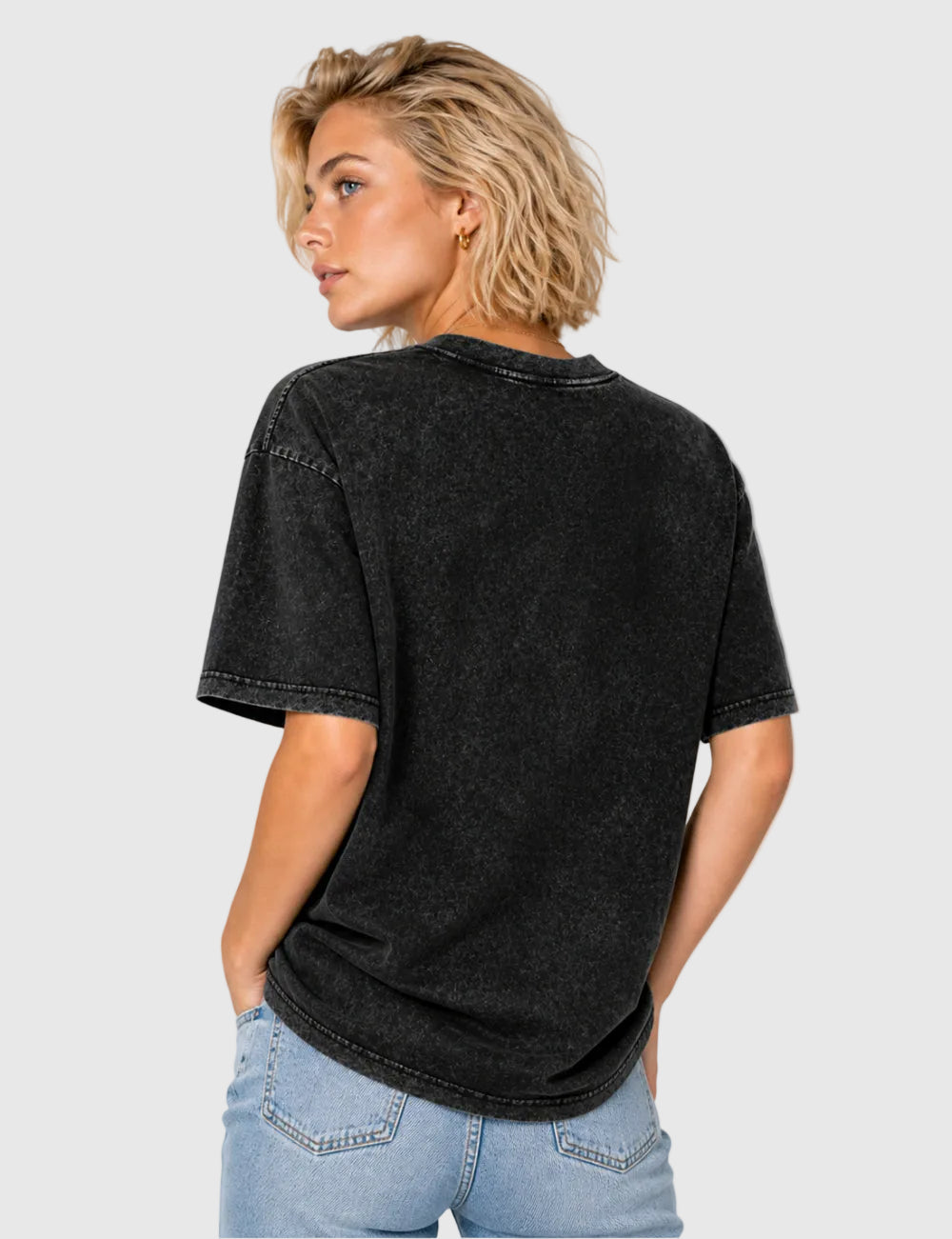 Women's Built to Haul Washed T-Shirt - Charcoal