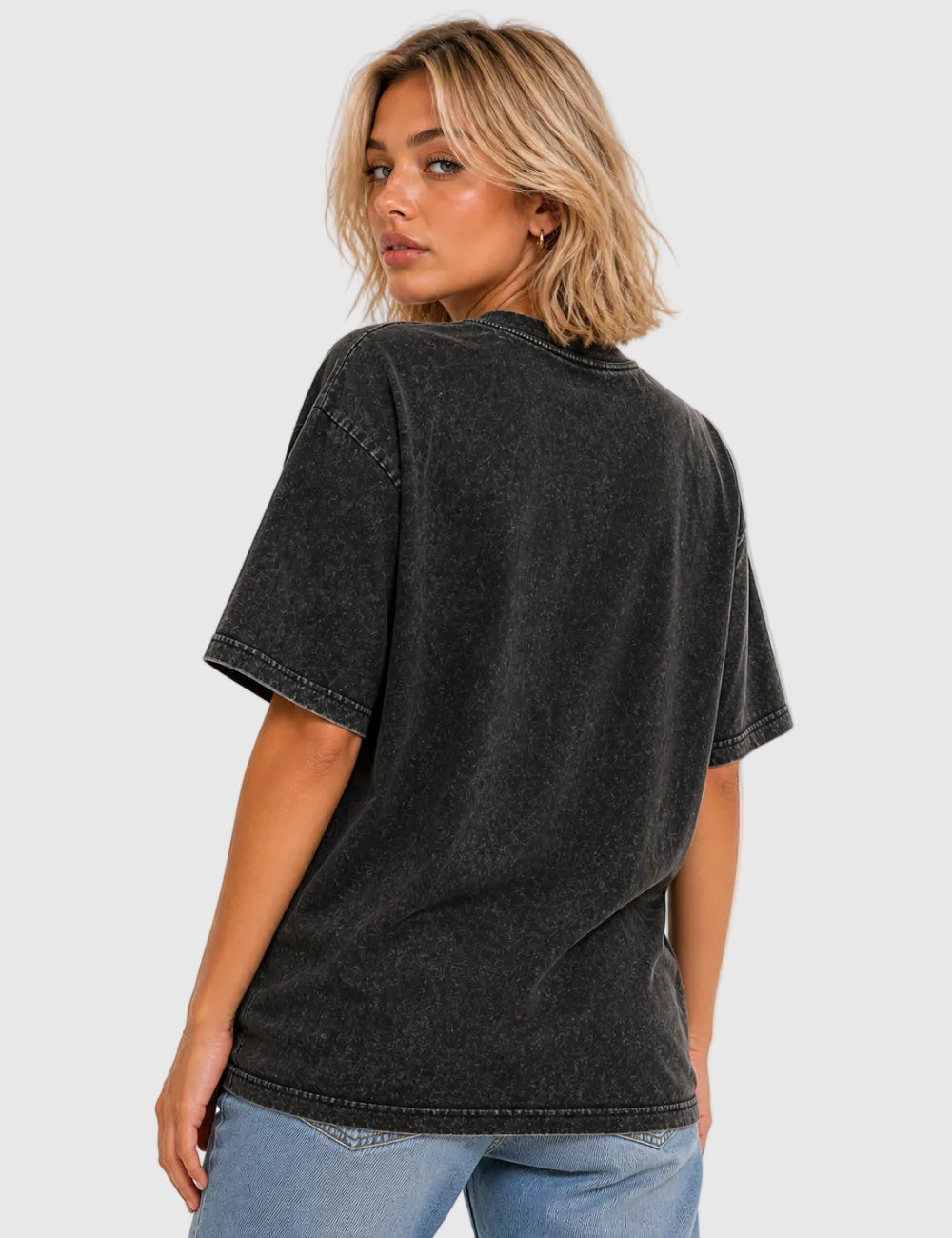 Women's Flat to the Mat Washed T-Shirt - Charcoal