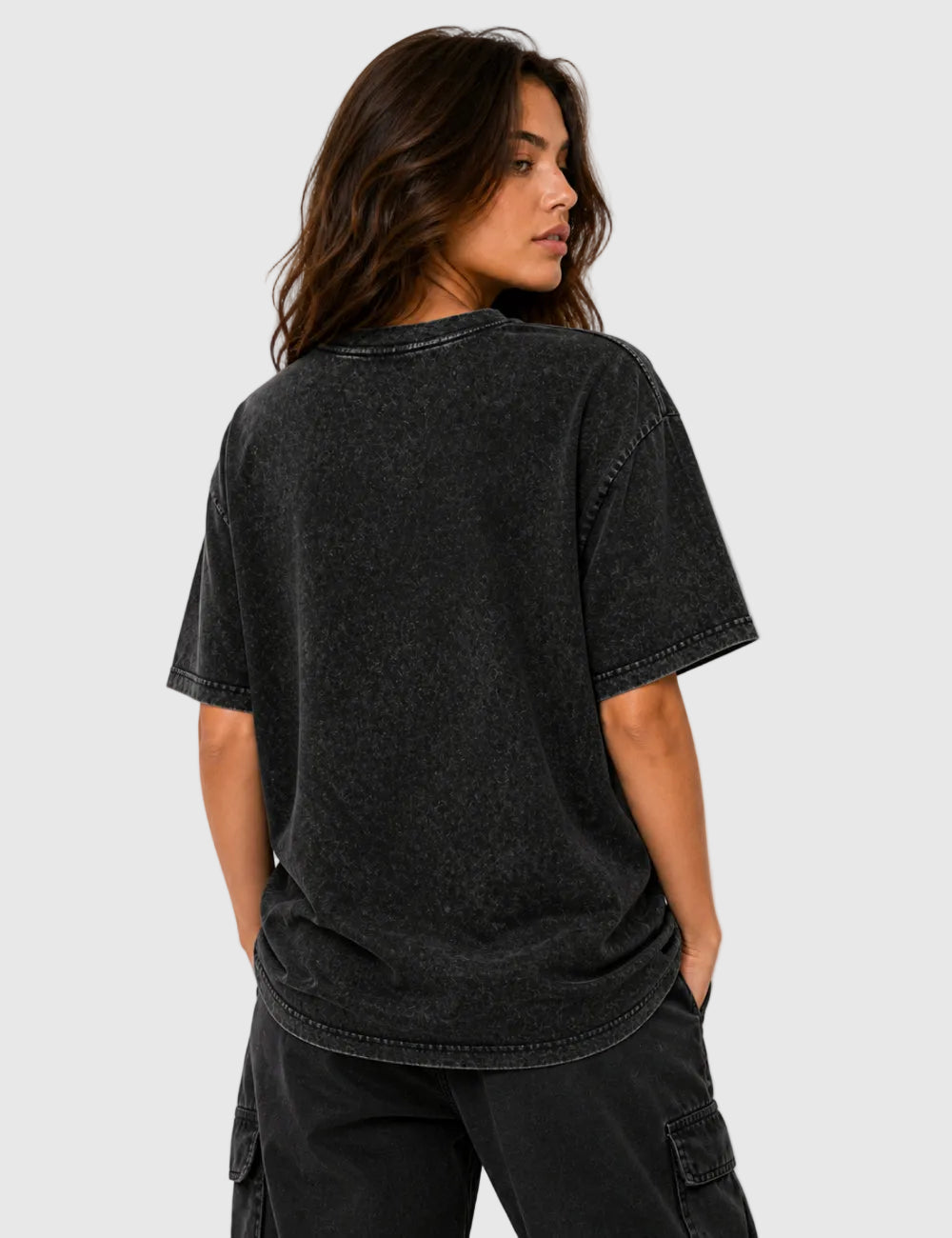 Women's Load, Drive, Deliver Washed T-Shirt - Charcoal