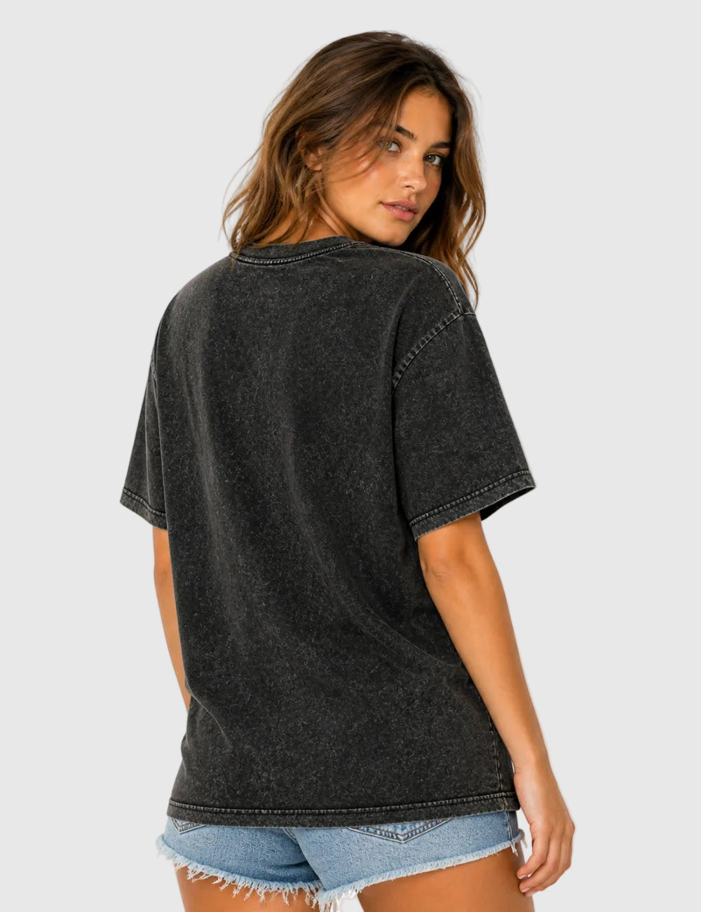 Women's Full Load, Full Send Washed T-Shirt - Charcoal