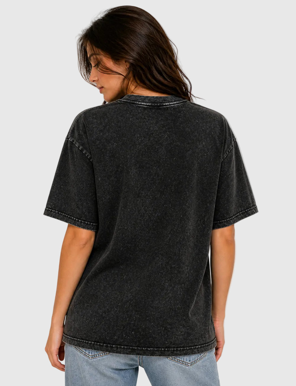 Women's Keep Er Lit Washed T-Shirt - Charcoal