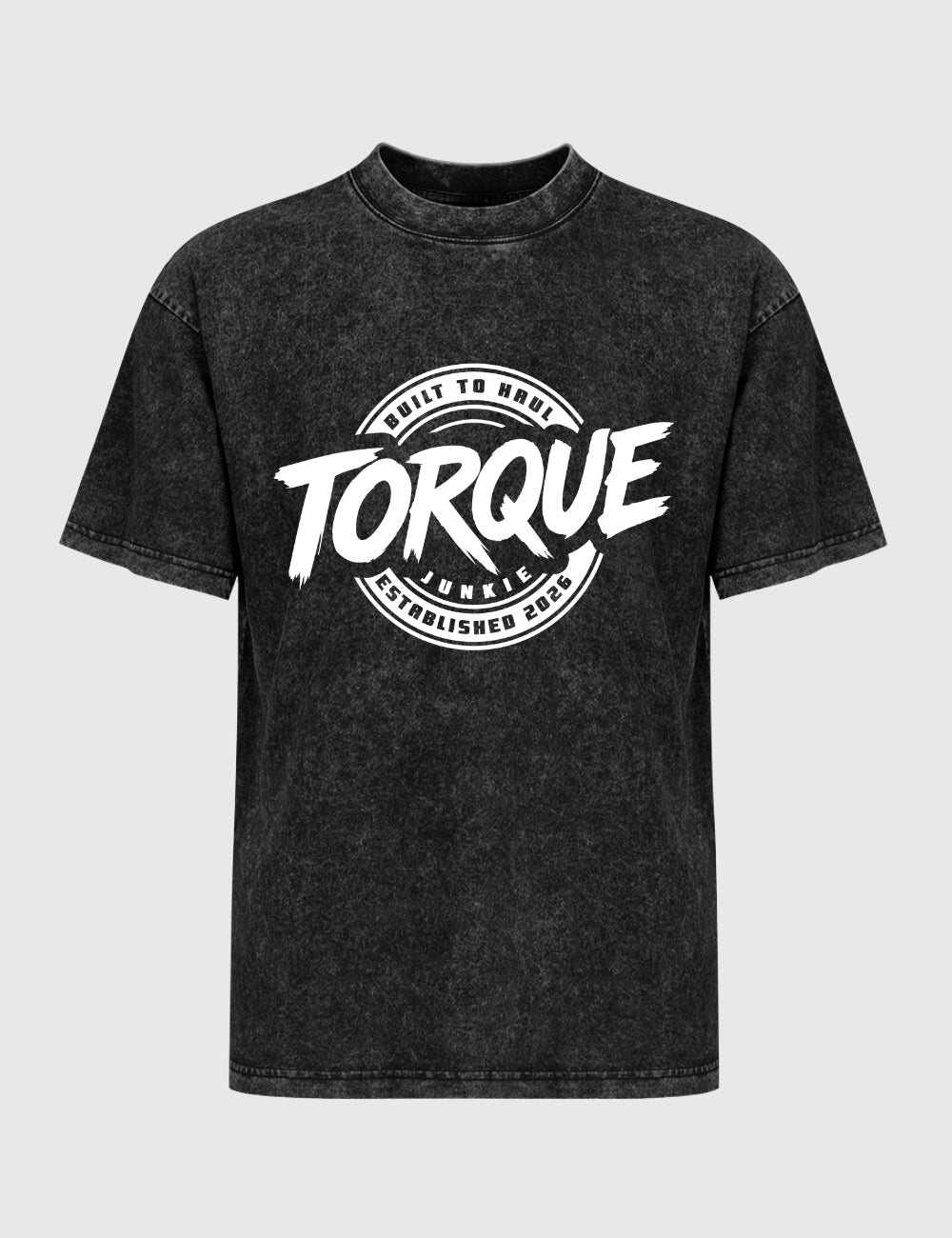 Built to Haul Washed T-Shirt - Charcoal